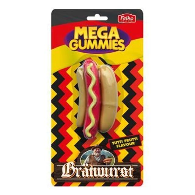 Mega Gummies German Bradwurst 120g