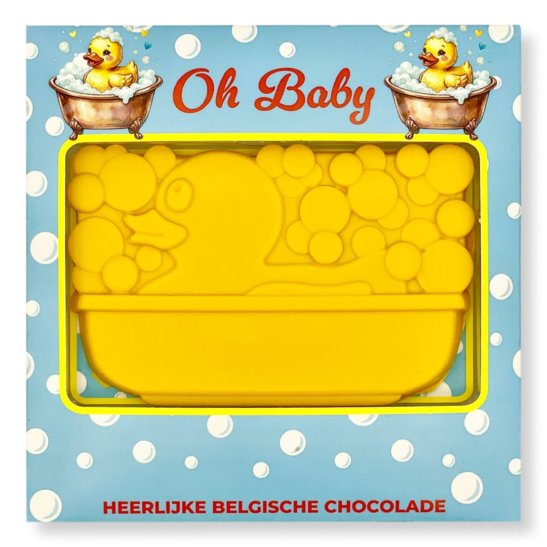 Choconista chocoladevorm hoera een baby