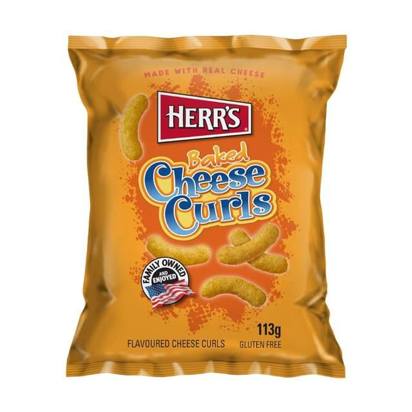 Herr's Cheese Curls Baked 113g