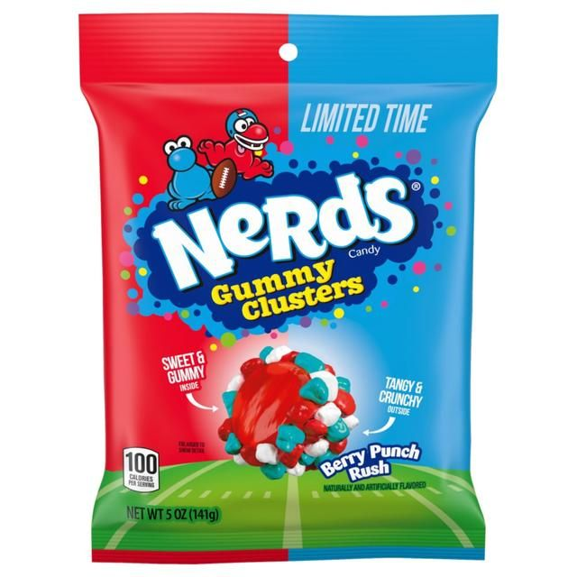 Nerds Berry Punch Rush Gummy Clusters Candy Bag