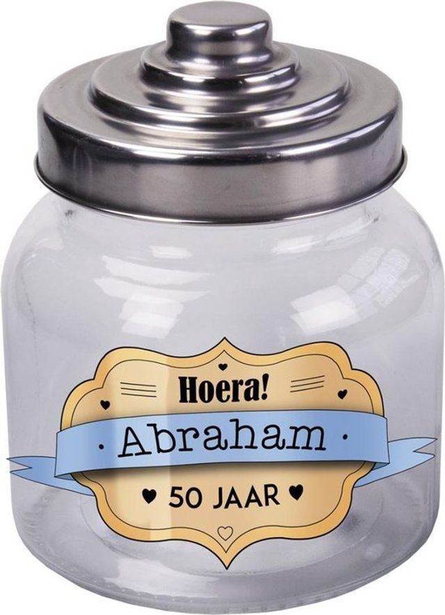 Paper dreams Snoeppot Abraham Glas Transparant 800 Ml