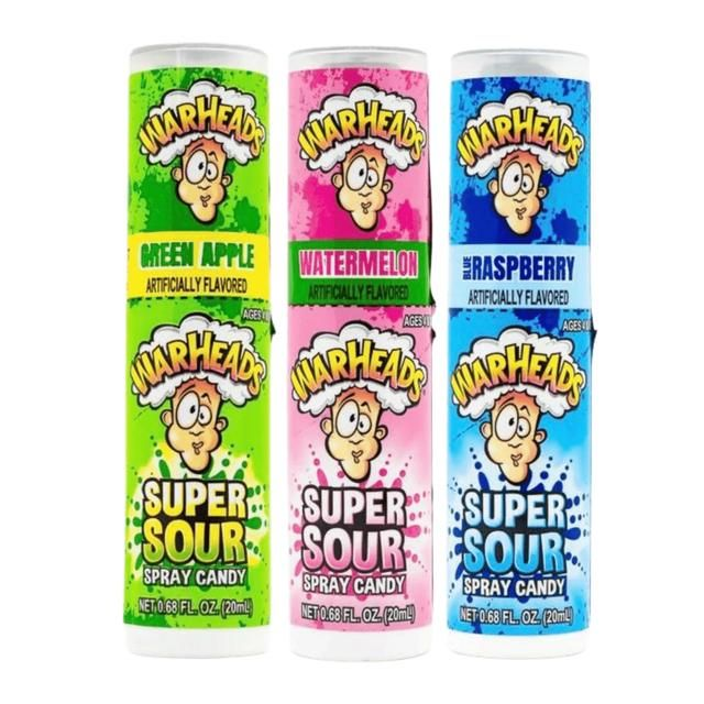 Warheads Spray Candy, Super Sour, Watermelon