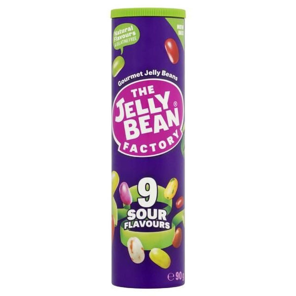 The Jelly Bean Factory 9 Sour Flavours Tube 90g