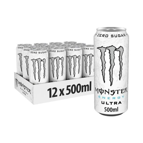 Monster Energy Ultra White 12x0.5 Liter