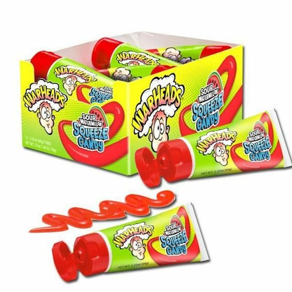 Warheads Watermelon Sour Squeeze Candy 64g