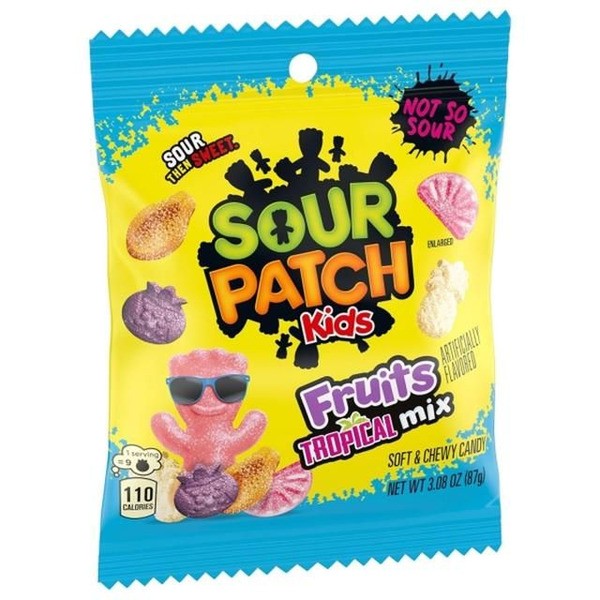 Sour Patch Kids Fruits Tropical Mix 87g