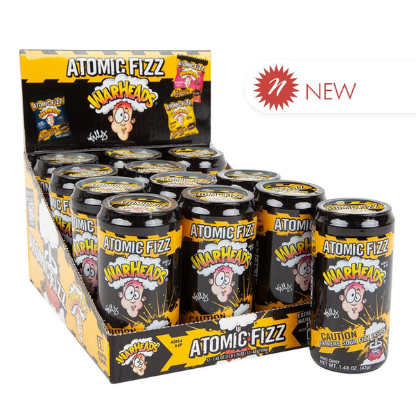Warheads Atomic Fizz Hard Candy Canister ΧΓ 42gr