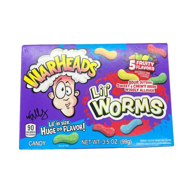 Warheads Lil’ Worms Theater Box 99g
