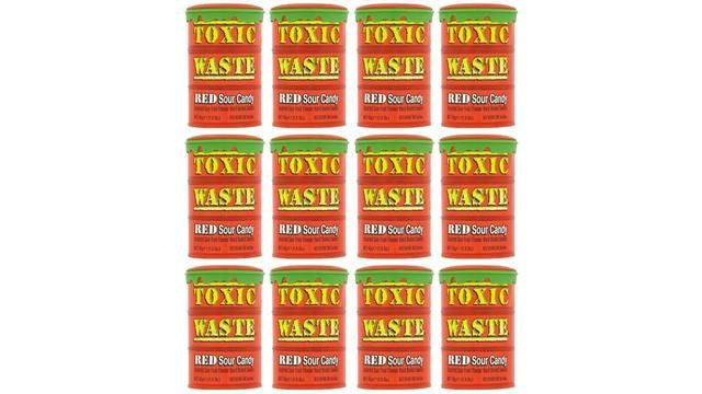 Toxic Waste Red Sour Candy Drum 42gr