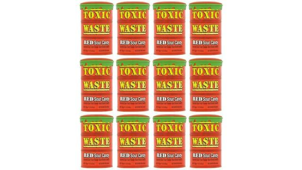 Toxic Waste Red Sour Candy Drum 42gr