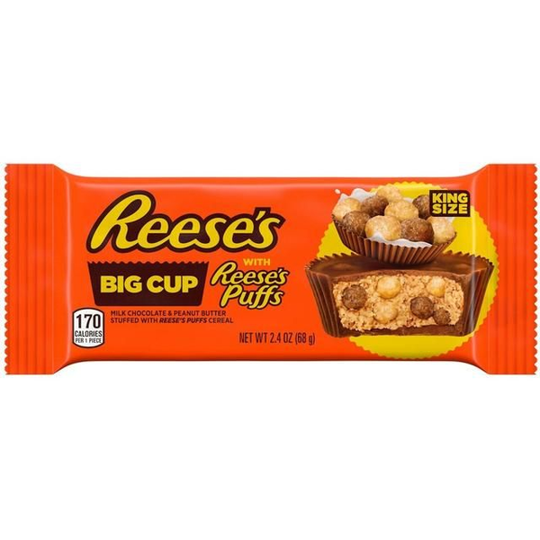 Reese's King Size Big Cup Peanut Butter Cups With Puffs