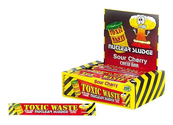 Toxic Waste Nuclear Sludge Chew Bar Sour Cherry 20gr