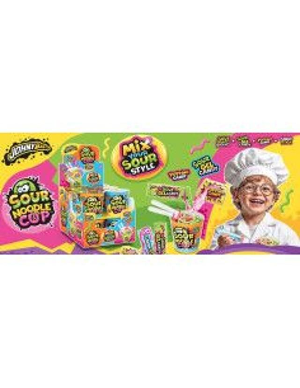 Johny Bee Gel Candy Sour Noodle Cup 55g