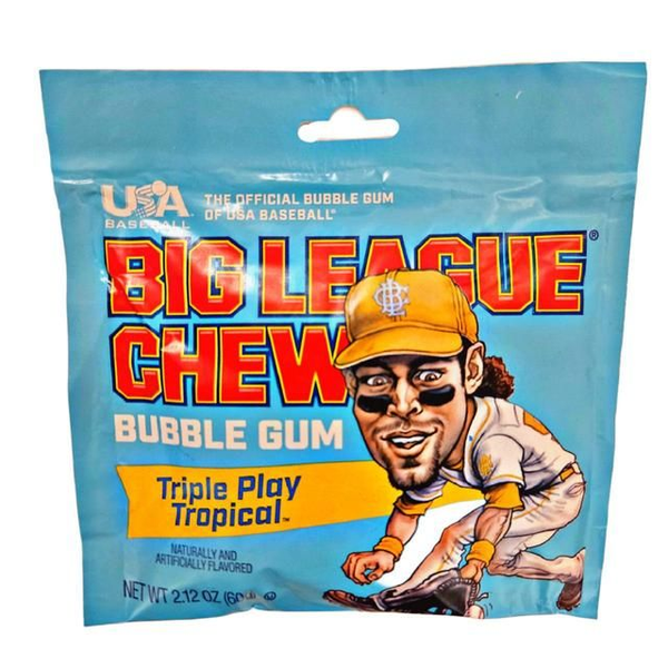 Grandpa Joe's Candy Shop Big League Chew Bubble Gum – Triple Play Tropical