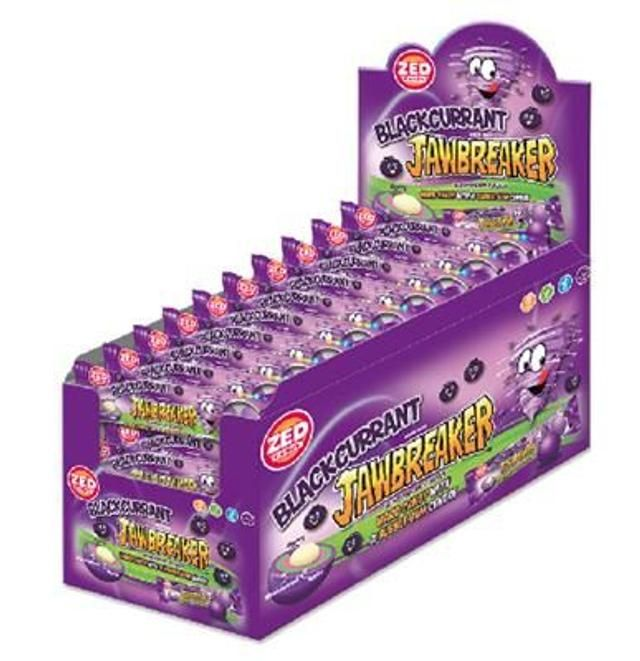 Zed Jawbreaker Blackcurrant 4 Stuks