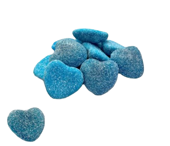 Sour Filled Blue Hearts