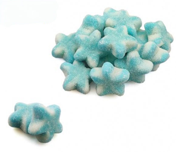 Sugared Blue Twist Stars